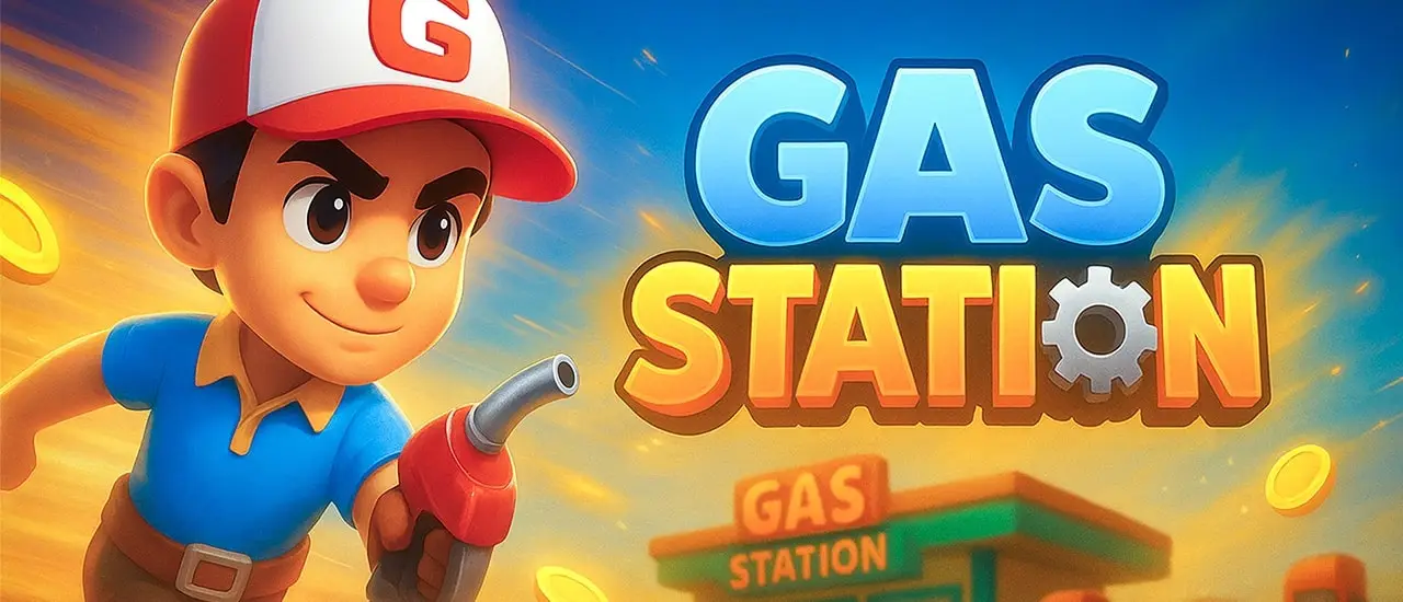 Gas Station: Junkyard Tycoon - Juego de simulación de gasolineras y taller