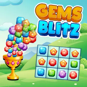 Gems Blitz kostenlos spielen – Puzzle Match 3 Spiel online