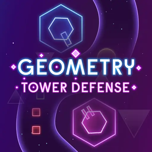 Geometry Tower Defense لعبة دفاع البرج المجسمة مجانًا على الإنترنت