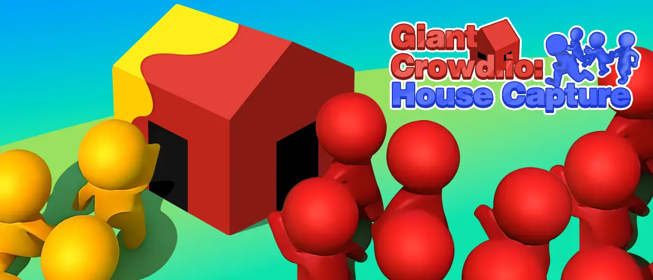 Giant Crowd io House Capture Oyna - Çocuklar ve Strateji Oyunu