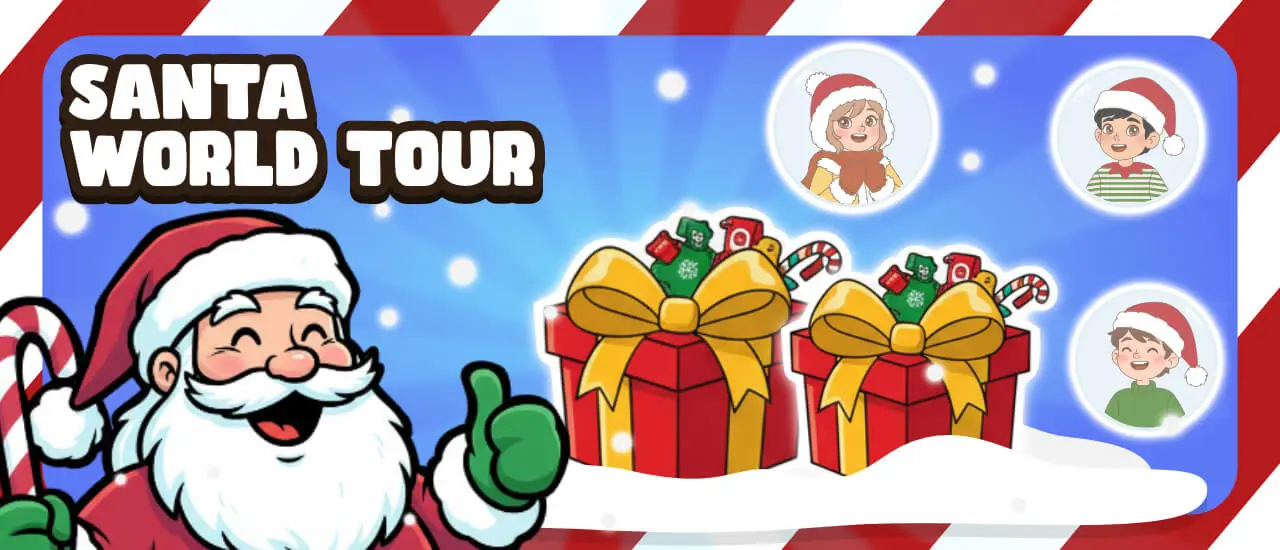 Gift Merge Santa World Tour