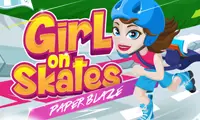 Girl on Skates: Paper Blaze - Juega en línea y gratis