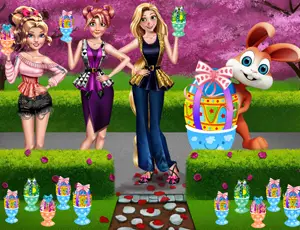 Girls Easter Chocolate Eggs - Free Cooking & Dress Up Game