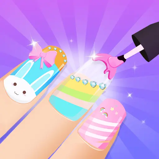 Girls Fun Nail Salon لعبة تزيين الأظافر مجانية للعب عبر الإنترنت