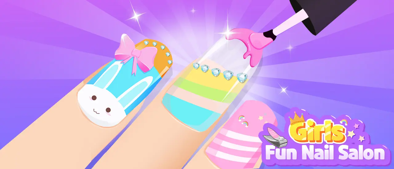 Girls Fun Nail Salon لعبة تزيين الأظافر مجانية للعب عبر الإنترنت