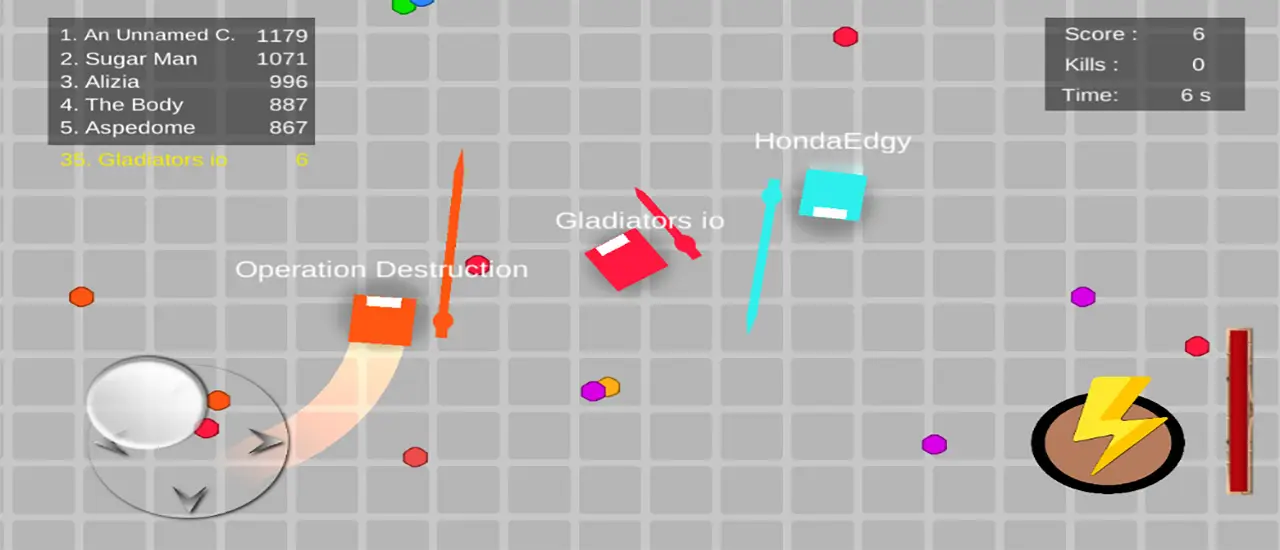 Gladiators IO - Juego en línea gratis y divertido