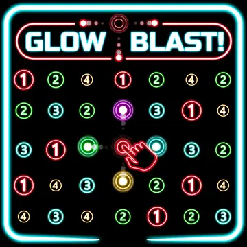 Glow Blast – Kostenloses Puzzlespiel online spielen