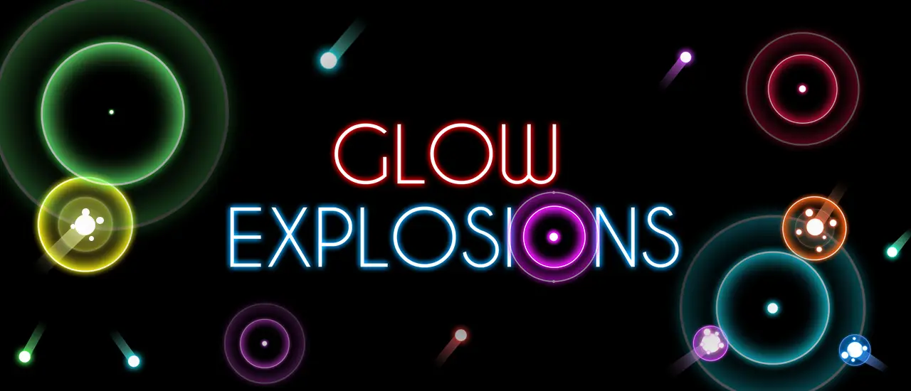 Glow Explosions – Kostenloses Spiel zum Blasen und Kettenreaktionen