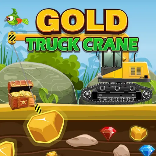 Gold Truck Crane - Play Free Online Casual Game