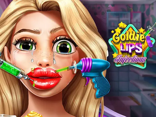 Goldie Lips Injections - Schönheits- und Make-up-Spiel für Mädchen