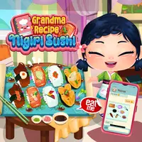 Grandma Recipe Nigiri Sushi - Oyna ve Eğlenceli Mutfak Oyunu