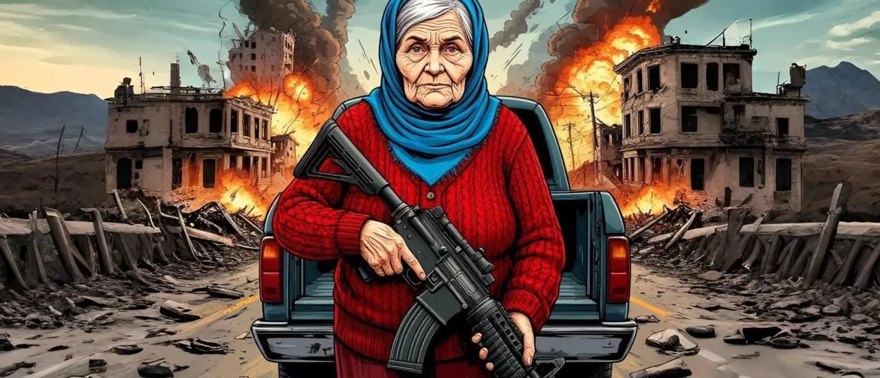Grandma with Machine-Gun: Apocalypsis - Play Free Zombie Shooter Game