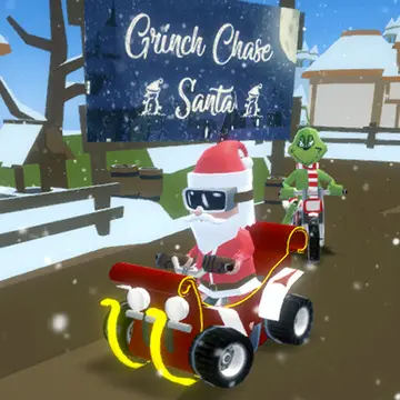 Grinch Chase Santa - Kostenloses Abenteuer Spiel online spielen