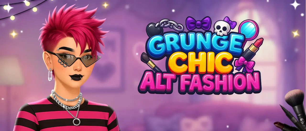 Grunge Chic Alt Fashion - Jeu de Mode en Ligne Gratuit