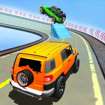 GT Jeep Impossible Mega Dangerous Track - Offroad Racing & Stunts Game