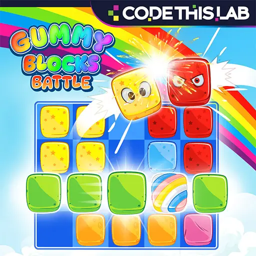 Gummy Blocks Battle online spielen – Multiplayer Puzzle Spiel
