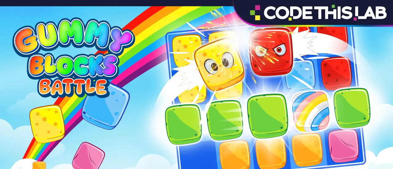 Gummy Blocks Battle online spielen – Multiplayer Puzzle Spiel