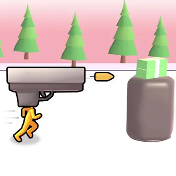 Gun Head Run: Juego de correr y disparar gratis para jugar en línea