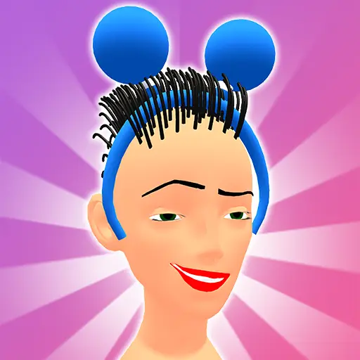 Hair Shuffle - おもしろヘアスタイルパズルゲームをプレイ