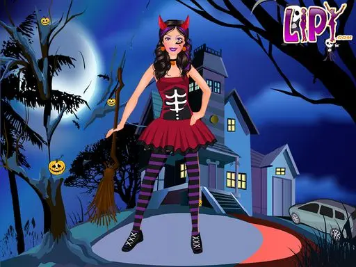 Halloween Doll Party Fashion - Jeu de Mode et Costume en ligne