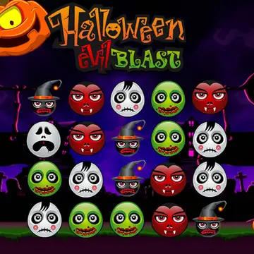 Halloween Evil Blast Ücretsiz Oyna - Eşleştirme Oyunu