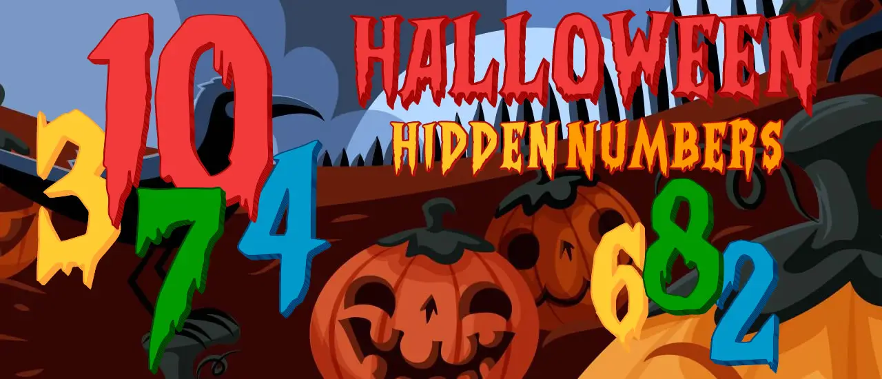 ハロウィン隠し数字ゲーム - オンライン無料で遊べるパズル