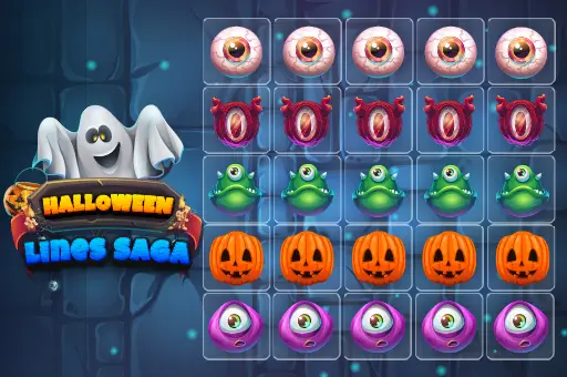 Halloween Lines Saga - Free Match 3 Puzzle Game to Play Online