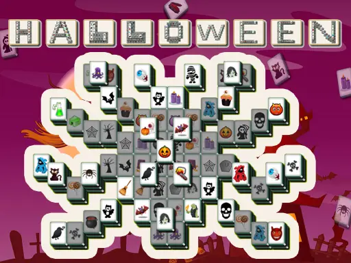 Halloween Mahjong Deluxe Oyna - Ücretsiz Online Mahjong Oyunu