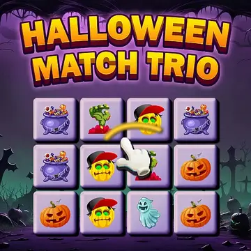 Halloween Match Trio - Juego de Puzzle Match-3 Gratis