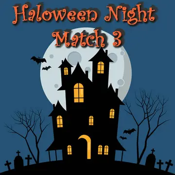 Halloween Night Match 3 - Jogo de Combinação Online Grátis