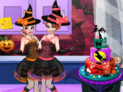 Halloween Party Cake - Fun Cooking & Dress Up Game for Kids