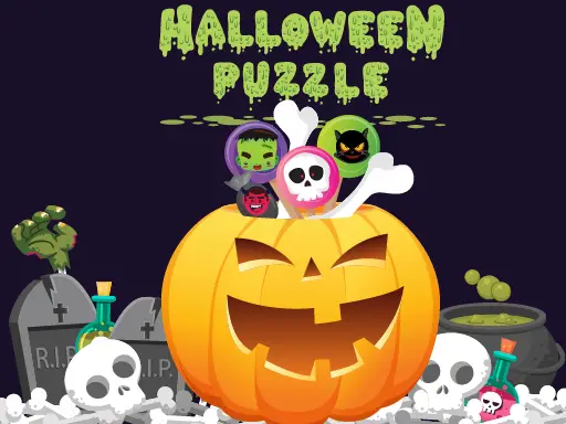Halloween Puzzle - Ücretsiz Oyna, Bulmaca ve Tetris Oyunları
