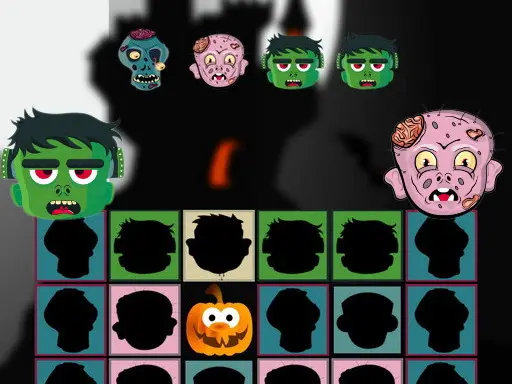 Halloween Scarry Heads - Juego de rompecabezas de Halloween gratis
