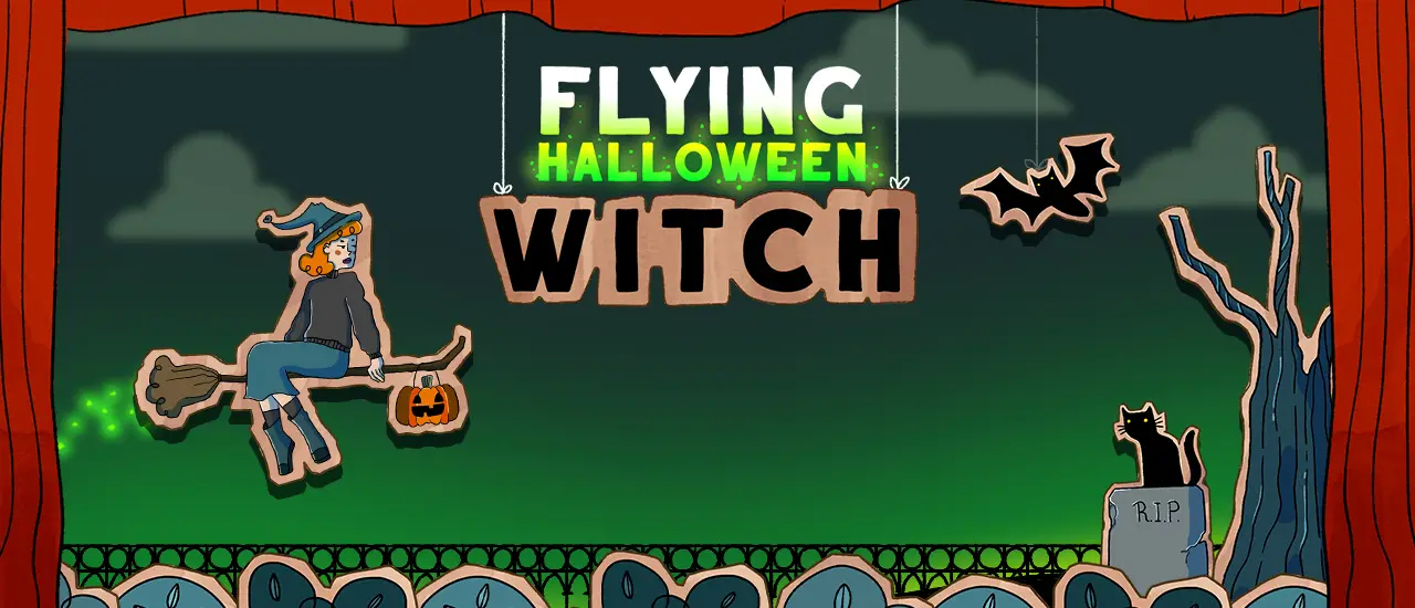 Halloween Witch Fly - Play Free Online Flying Game