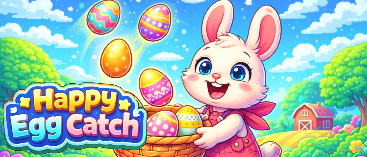 Happy Egg Catch - Jeu d'arcade en ligne gratuit