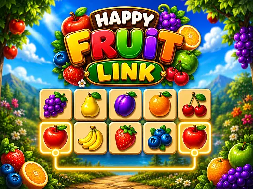 Happy Fruit Link Ücretsiz Oyna - Bağlantı ve Eşleştirme Oyunu