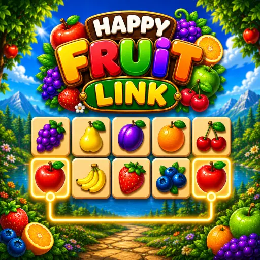 Happy Fruit Link Ücretsiz Oyna - Bağlantı ve Eşleştirme Oyunu