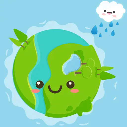 Happy Green Earth - Play Free Casual Water Saving Game