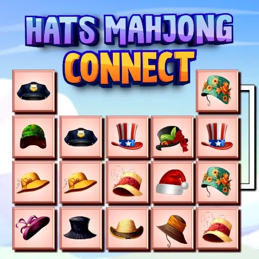 Hats Mahjong Connect - Jeu de Connexion de Mots et Mahjong Gratuit