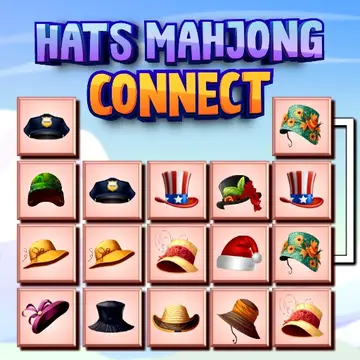 Hats Mahjong Connect - Jogo de Conectar Blocos Online Grátis