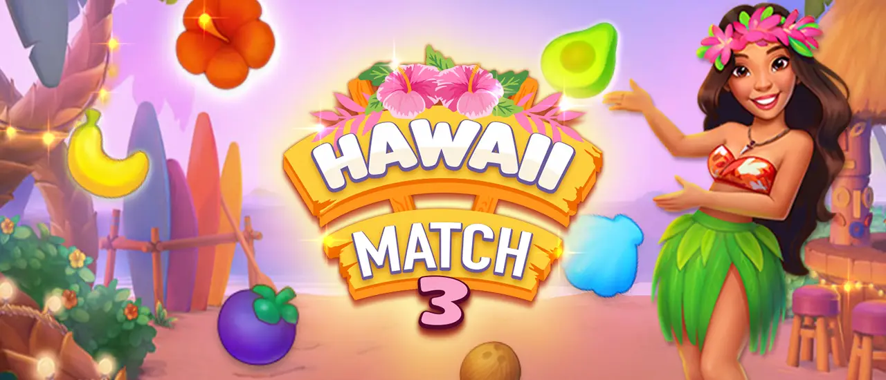 ハワイマッチ3 - オンライン無料パズルゲームで遊ぼう