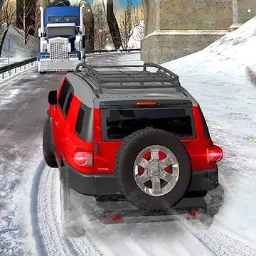 Heavy Jeep Winter Driving - Ücretsiz Yarış ve Sürüş Oyunu