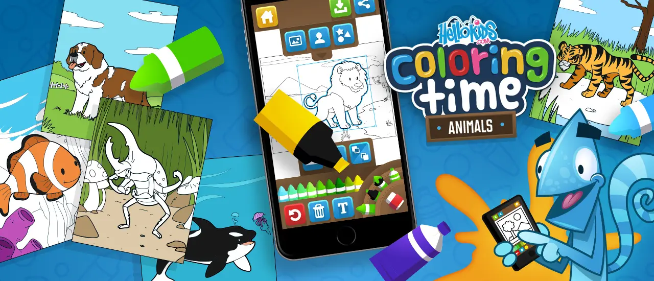 HelloKids Coloring Time