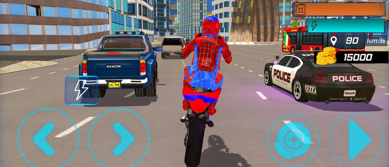 Hero Stunt Spider Bike Simulator 3D 2 - Jogue Online Grátis