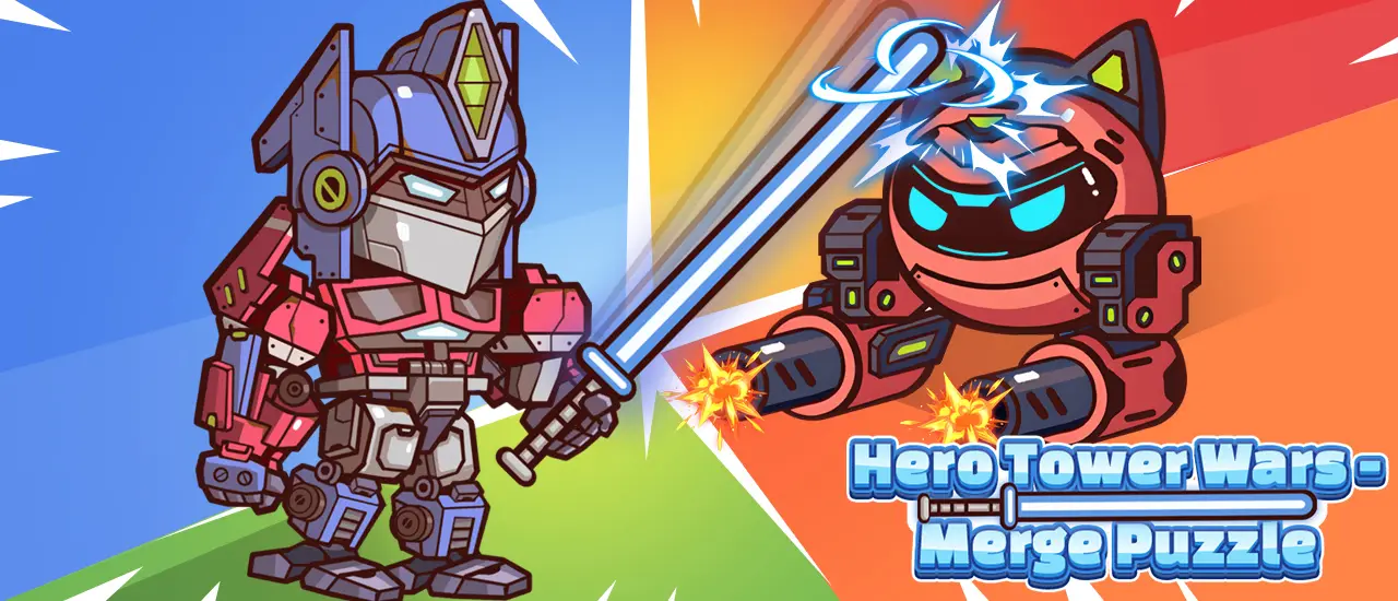 Hero Tower Wars Merge Puzzle - Juego de Estrategia y Defensa de Torres