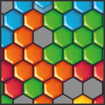 Hexagon Pals لعبة ألغاز مجانية للعب عبر الإنترنت