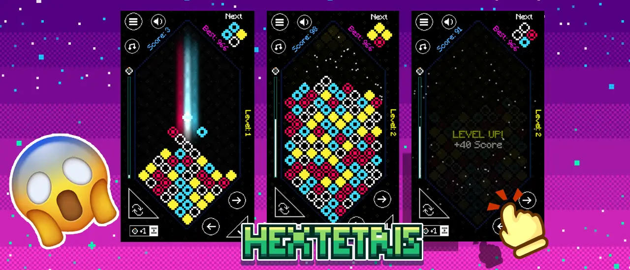 Hextetris Ücretsiz Oyna - Puzzle ve Match-3 Oyunları