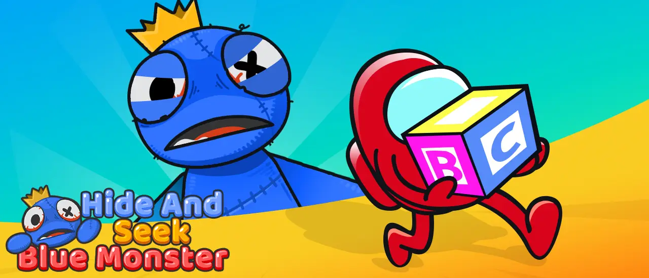 Hide And Seek Blue Monster