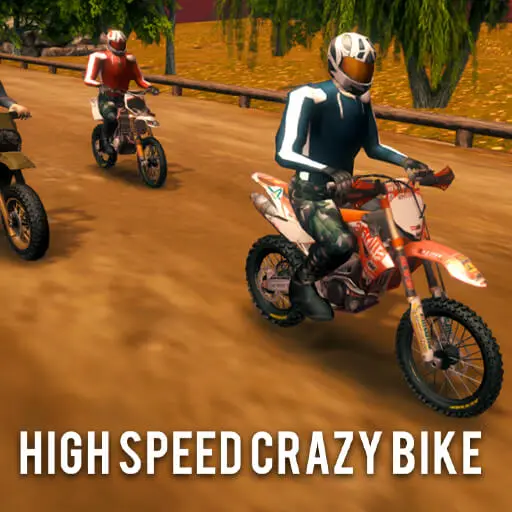 High Speed Crazy Bike - Kostenloses Motorradrennen Spiel
