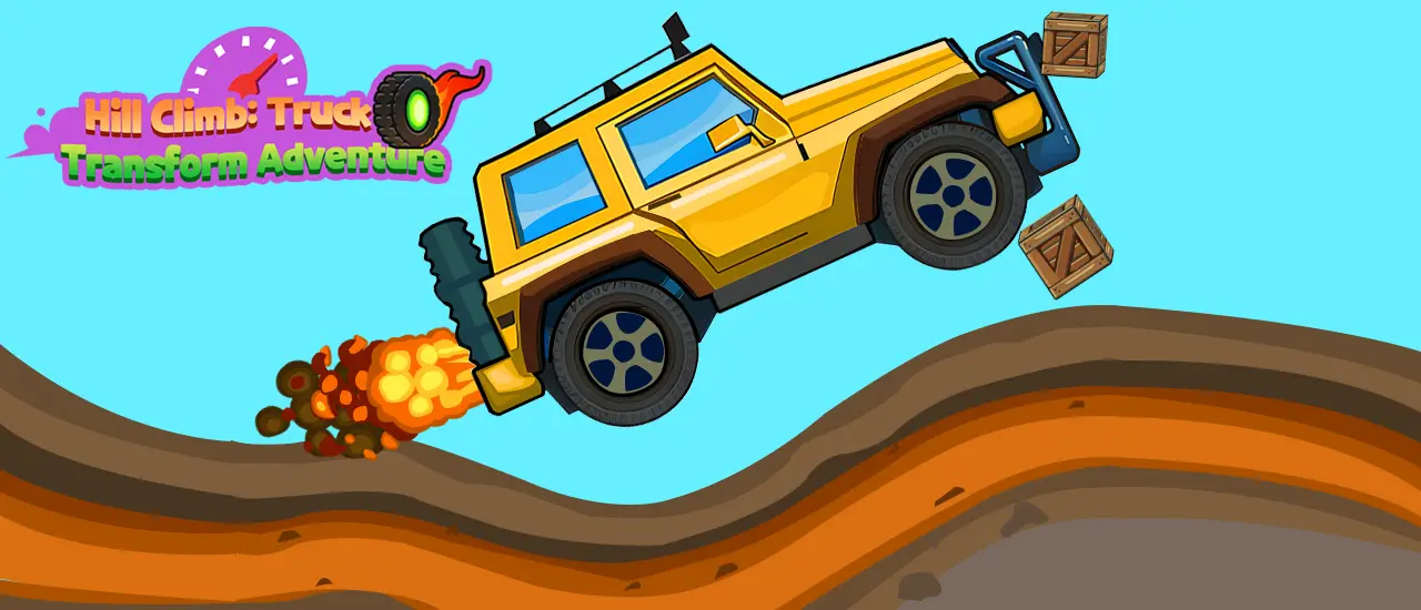 Hill Climb Truck Transform Adventure - Jogue Grátis Online